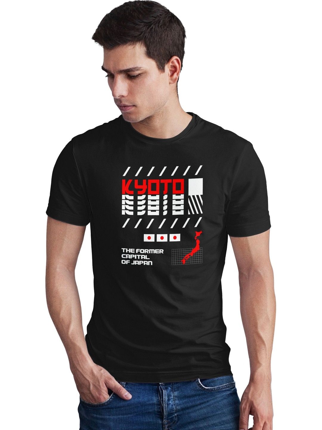 Seekbuylove Men Typography Printed Bio Finish T-shirt
