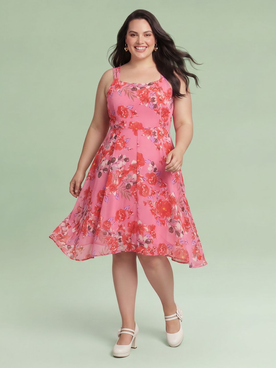 mother of the bride dress burgundy Cicinia With Sleeves Plus Size Long Chiffon A-line Ankle Length Shawl Collar vestido bordado Color:P.Blue Fully lined with built Bebe Dresses | Bebe