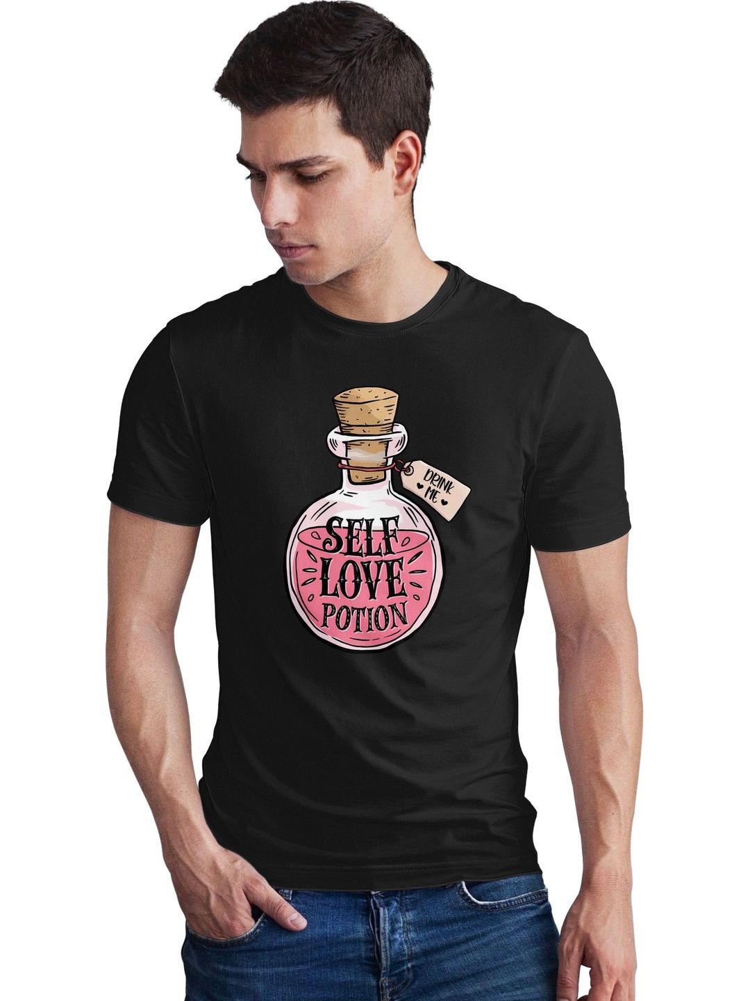 Seekbuylove Men Printed Bio Finish T-shirt