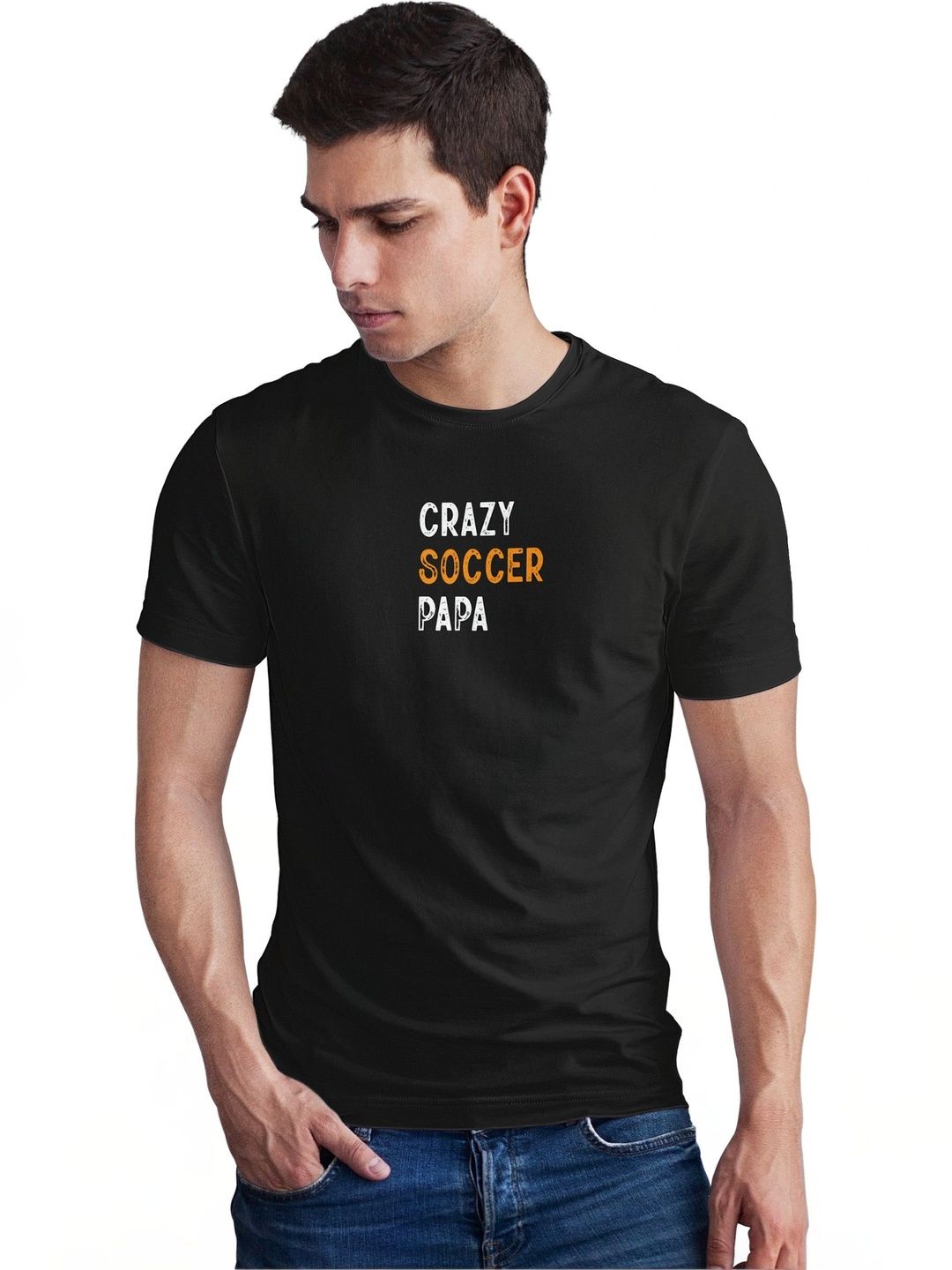 Seekbuylove Men Typography Printed Bio Finish T-shirt