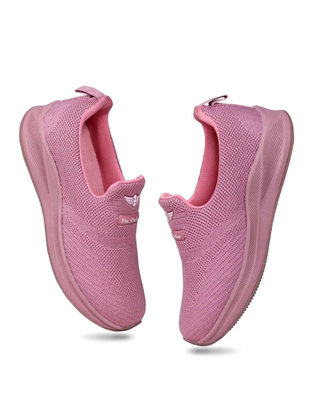 DR.ORTHO Women Mesh Round Toe Slip-On Sneakers