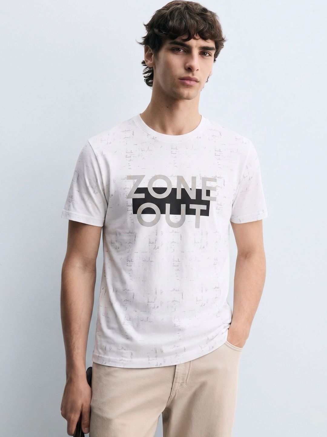 TMO Men Typography Printed T-shirt