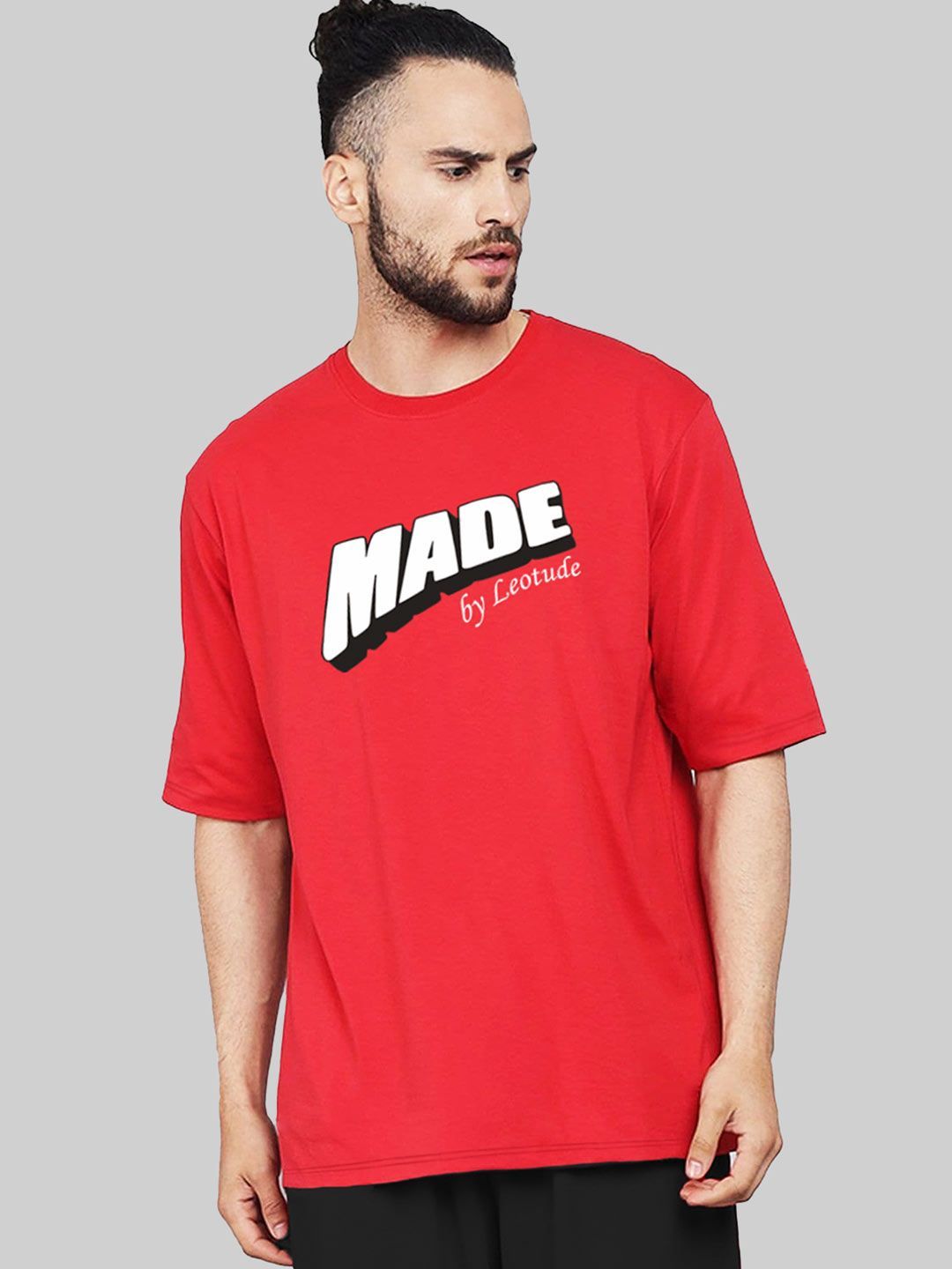 Leotude Men Printed T-shirt