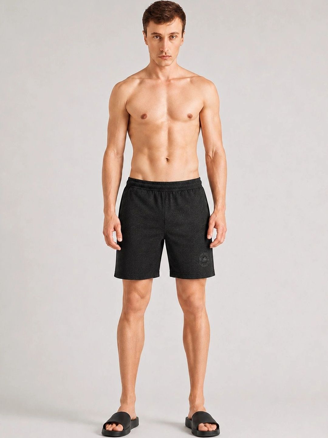 Pepe Jeans Men Mid-Rise Pure Cotton Shorts