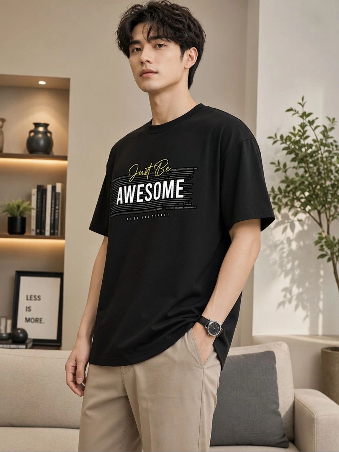 Moda Rapido Men Typography Printed T-shirt