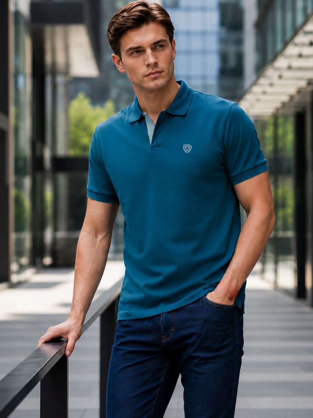 Lux Cozi Polo Collar Lounge Tshirts