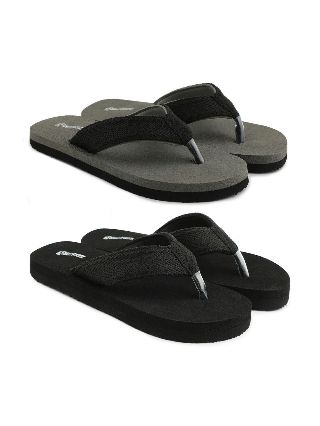 glitchez Men Rubber Thong Flip-Flops