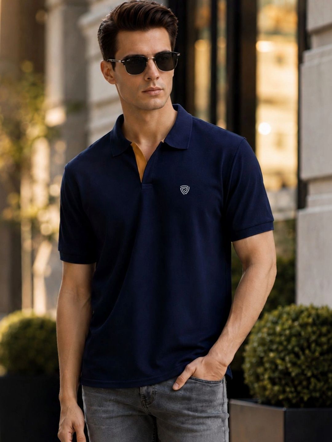 Lux Cozi Polo Collar Lounge Tshirts