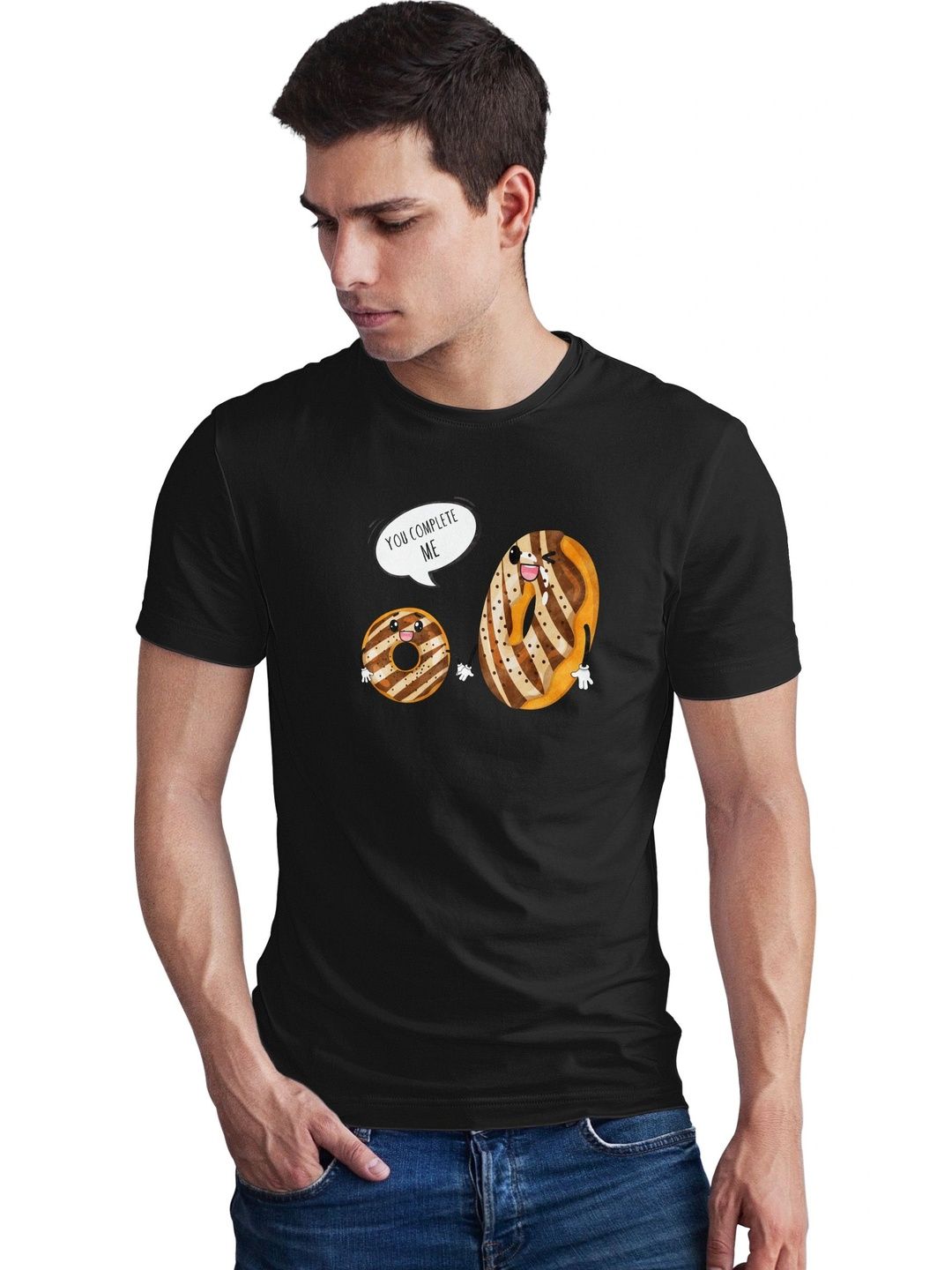 Seekbuylove Men Printed Bio Finish T-shirt