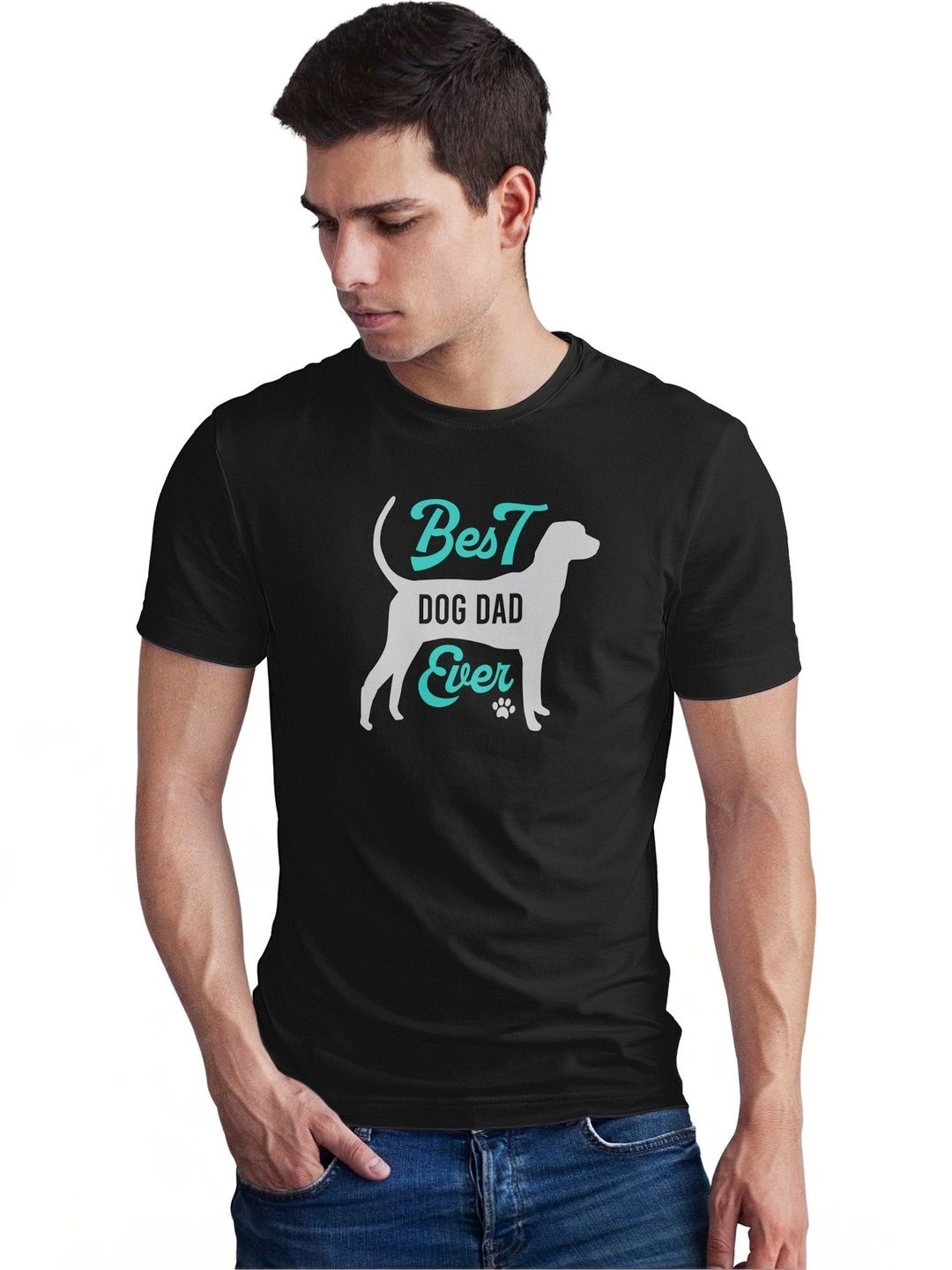Seekbuylove Men Typography Printed Bio Finish T-shirt
