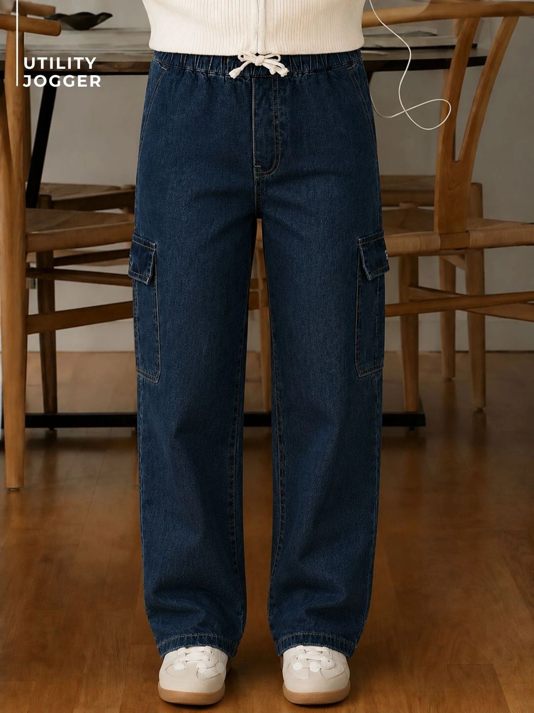 DENNISON Jogger Fit Cargo Jeans