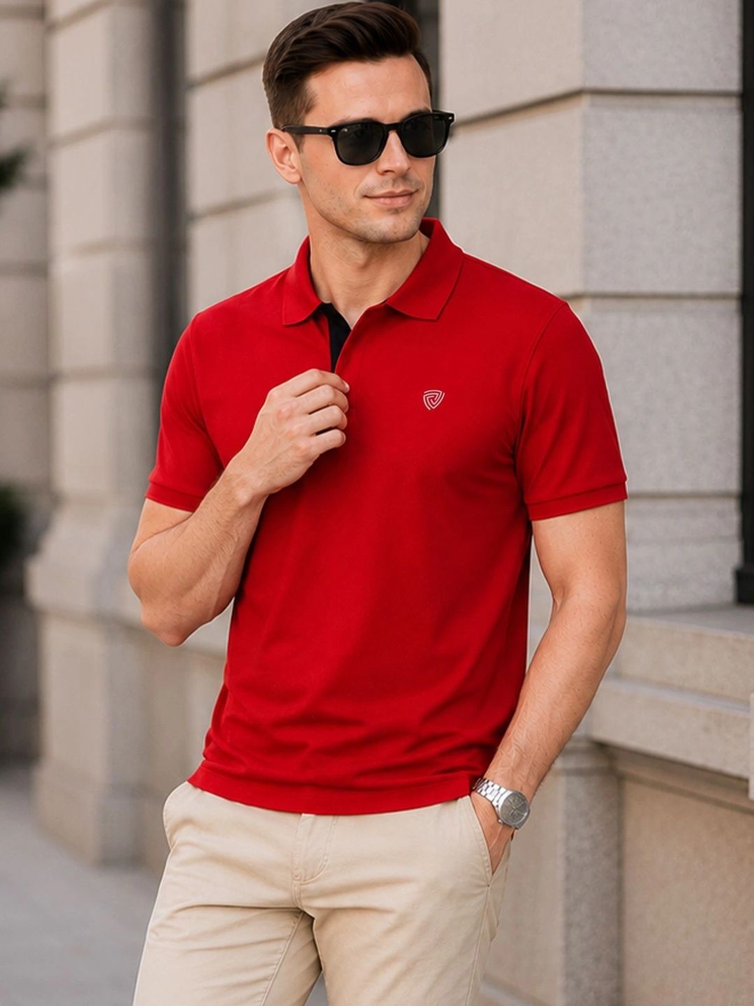 Lux Cozi Polo Collar Lounge Tshirts