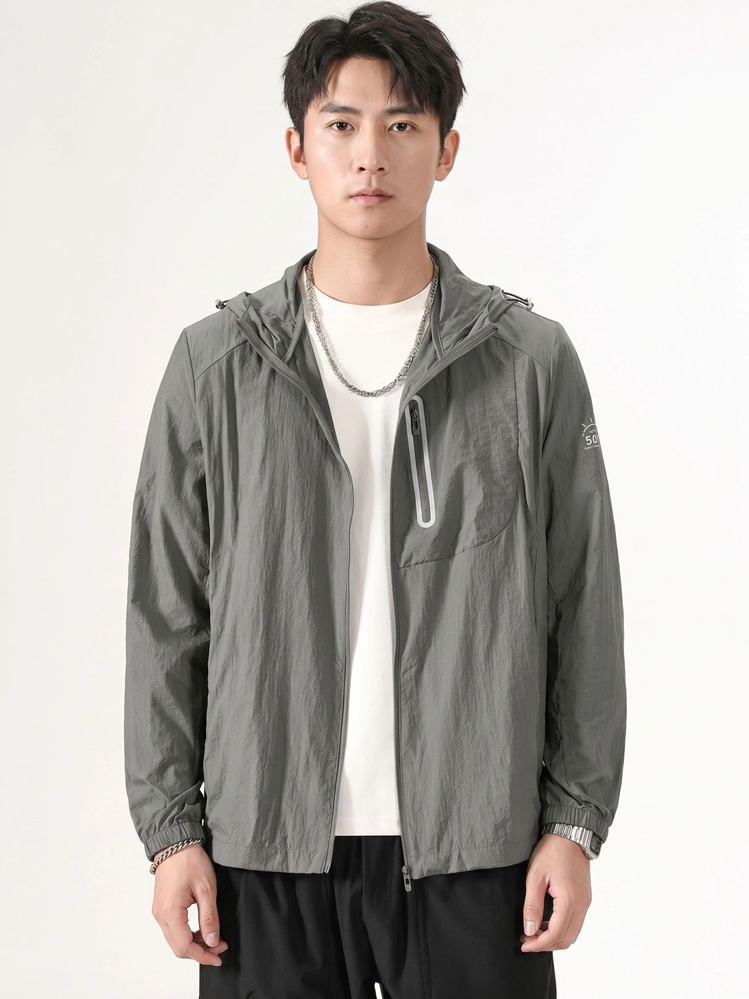 Suo Men Lightweight Outdoor Woven Jacket