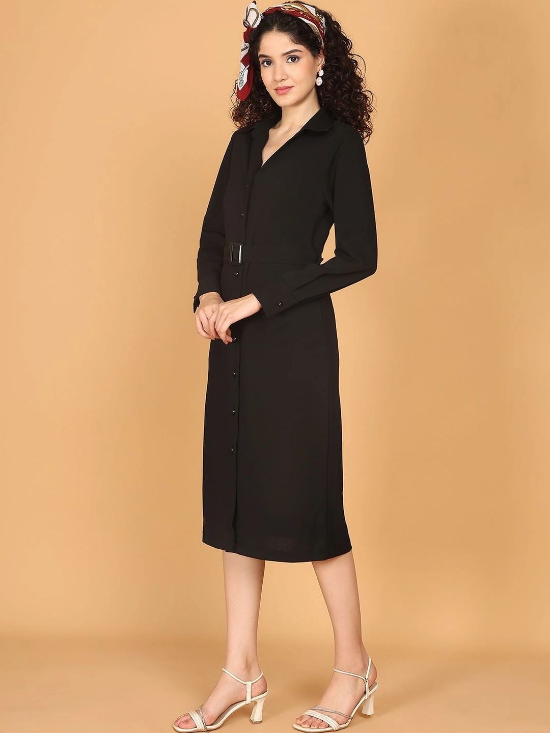 Neon Femme Shirt Midi Dress