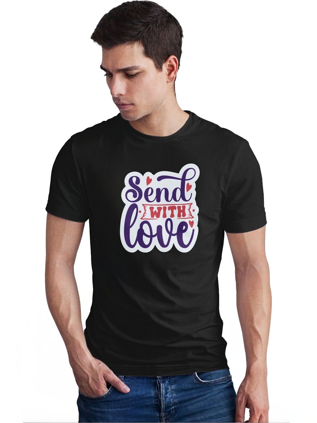 Seekbuylove Men Typography Printed Bio Finish T-shirt