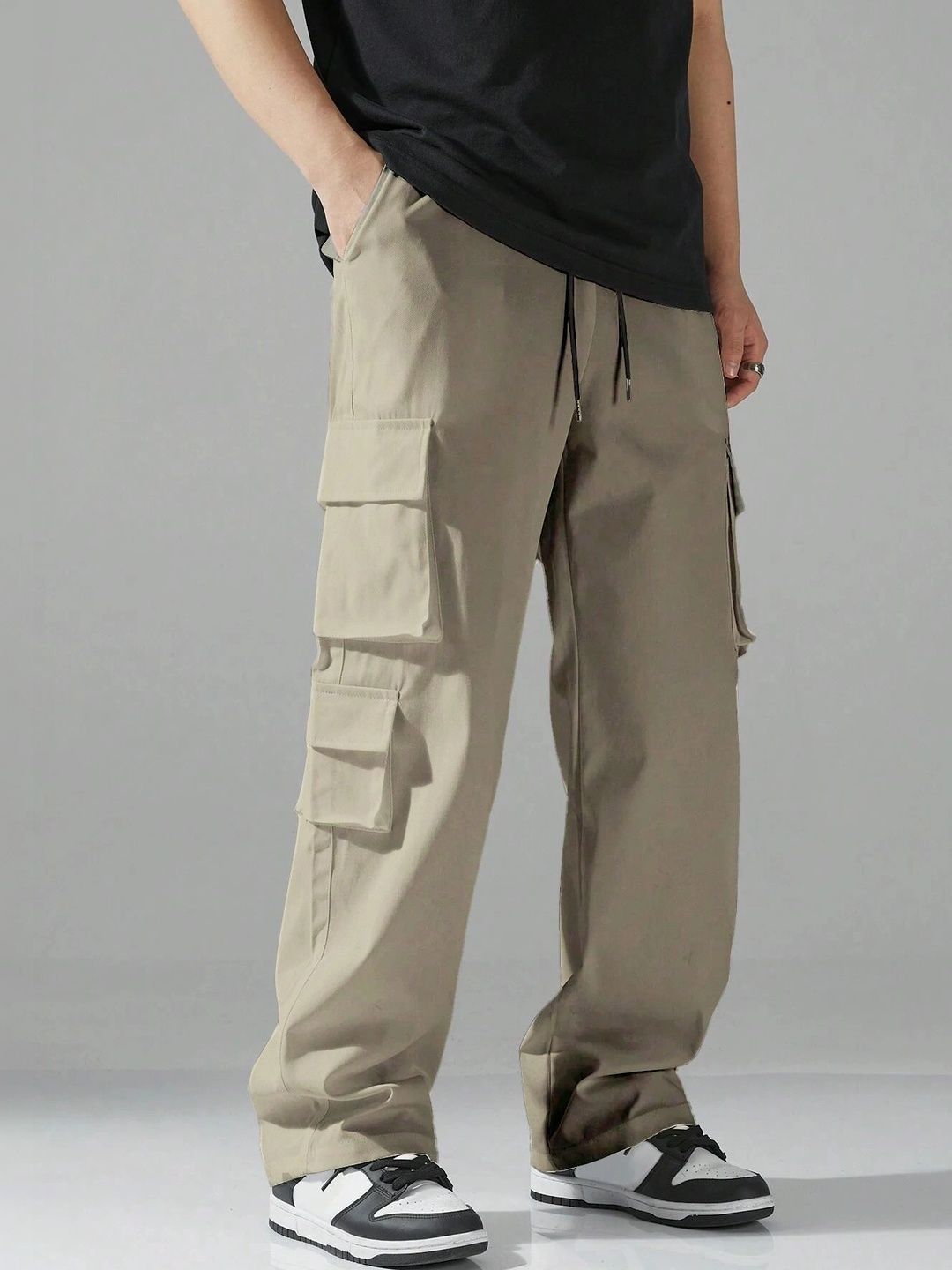 Moda Rapido Men Loose Fit Cargos Trousers