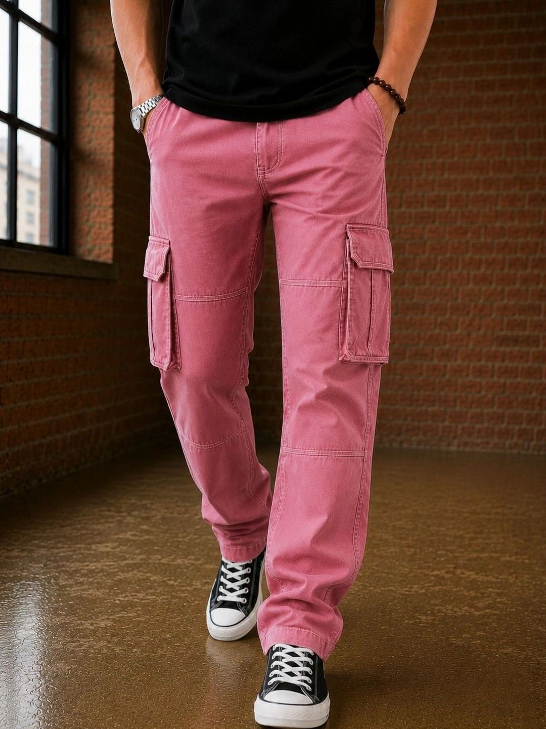 Moda Rapido Men Relaxed Cargos Trousers