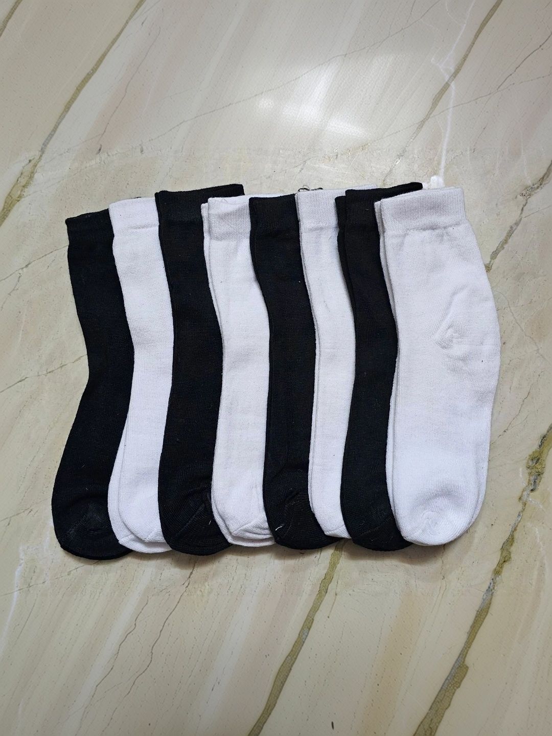 SOKSI Men Pack of 8 Cotton Assorted Ankle Length Socks
