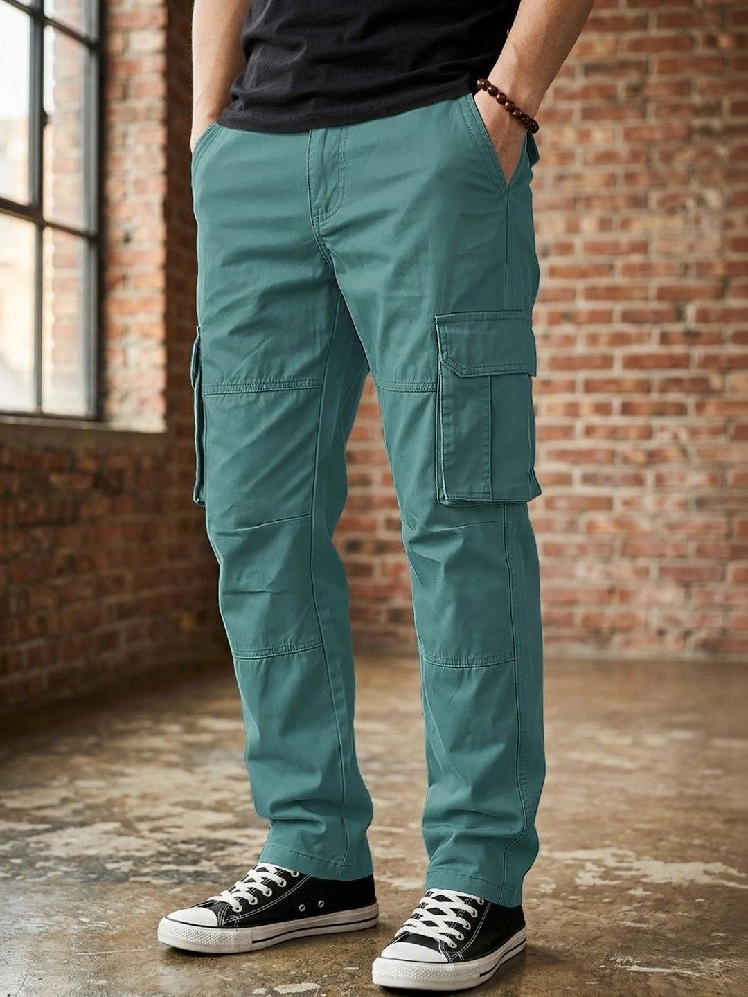 Moda Rapido Moda Rapido Men Relaxed Cargos Trousers