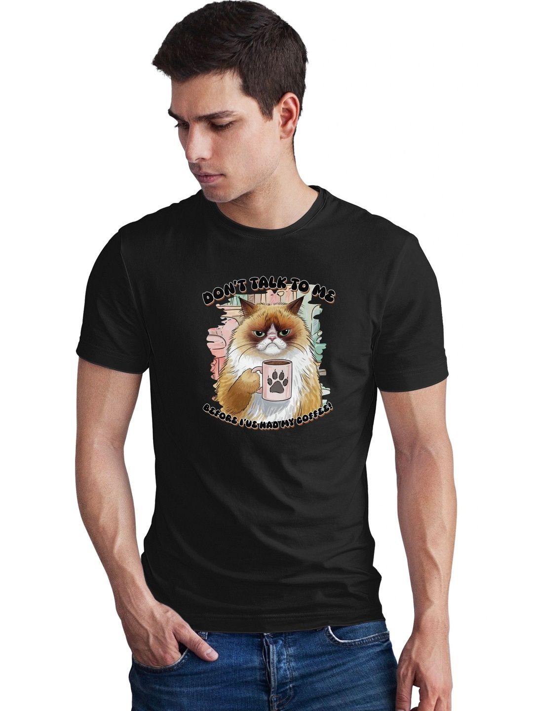 Seekbuylove Men Printed Bio Finish T-shirt