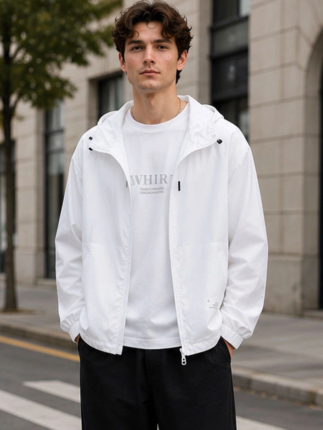 StyleCast Men Lightweight Woven Jacket