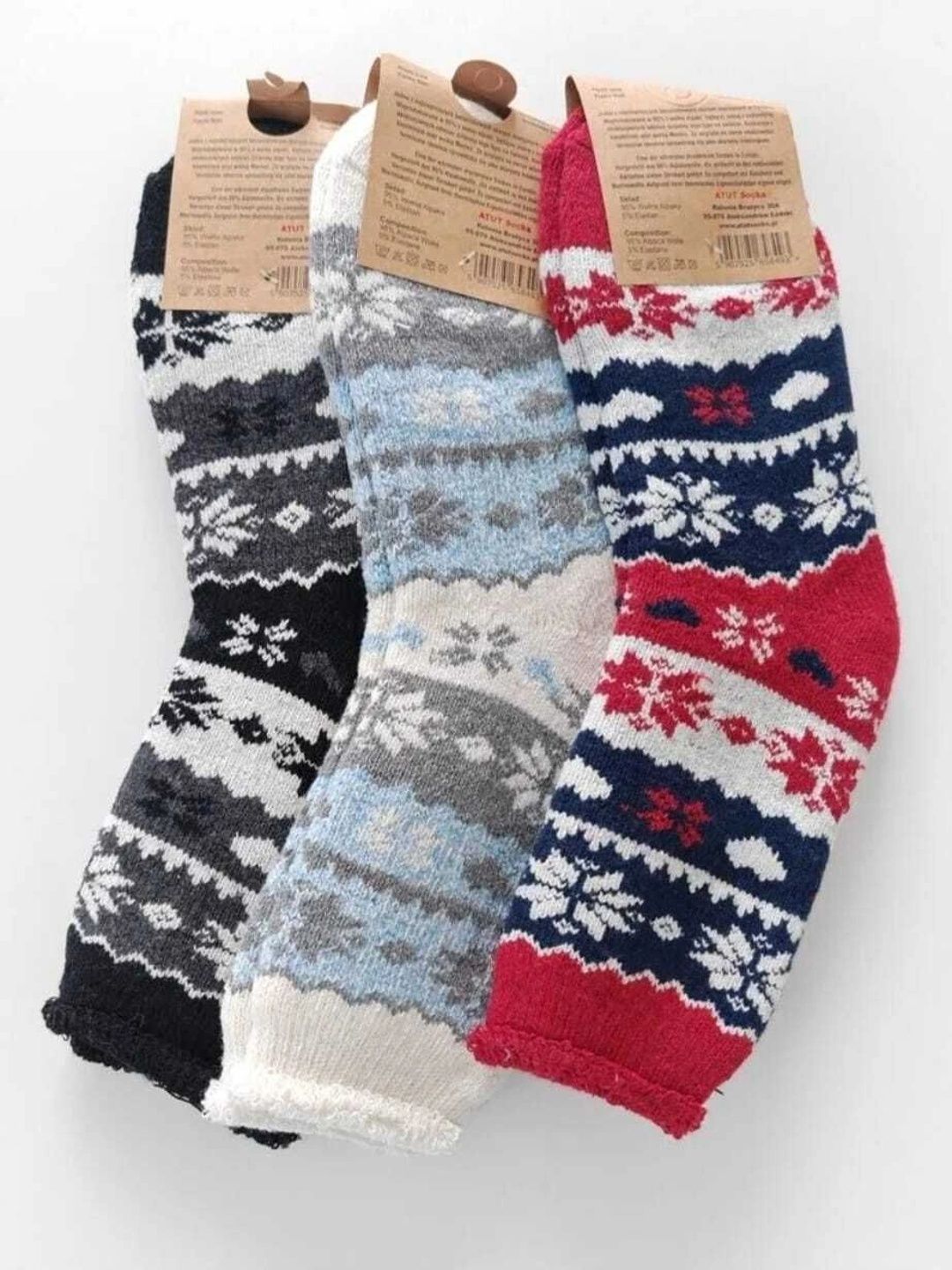SOKSI Men Pack of 3 Cotton Assorted Patterned Calf Length Socks