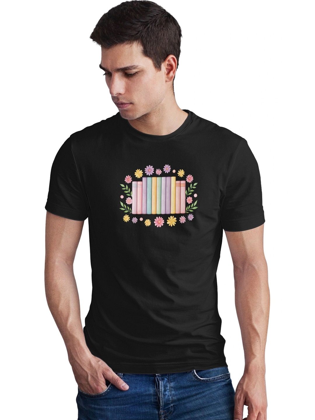 Seekbuylove Men Printed Bio Finish T-shirt