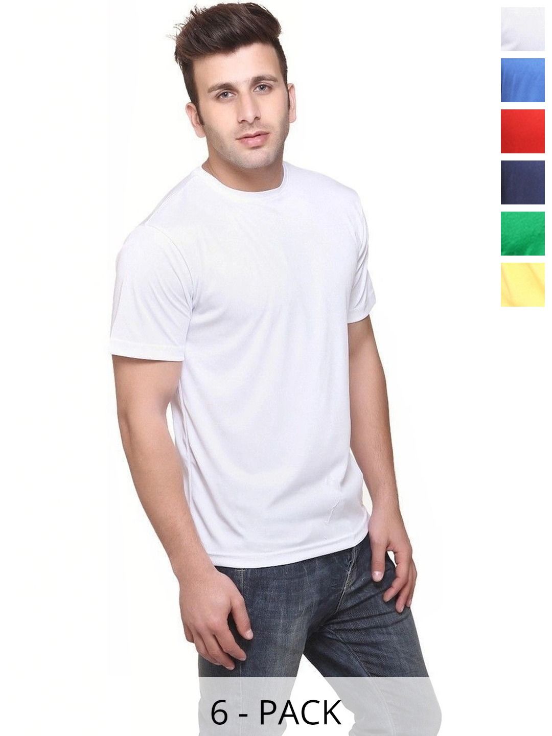 FUNKY GUYS Men 6 Slim Fit T-shirt