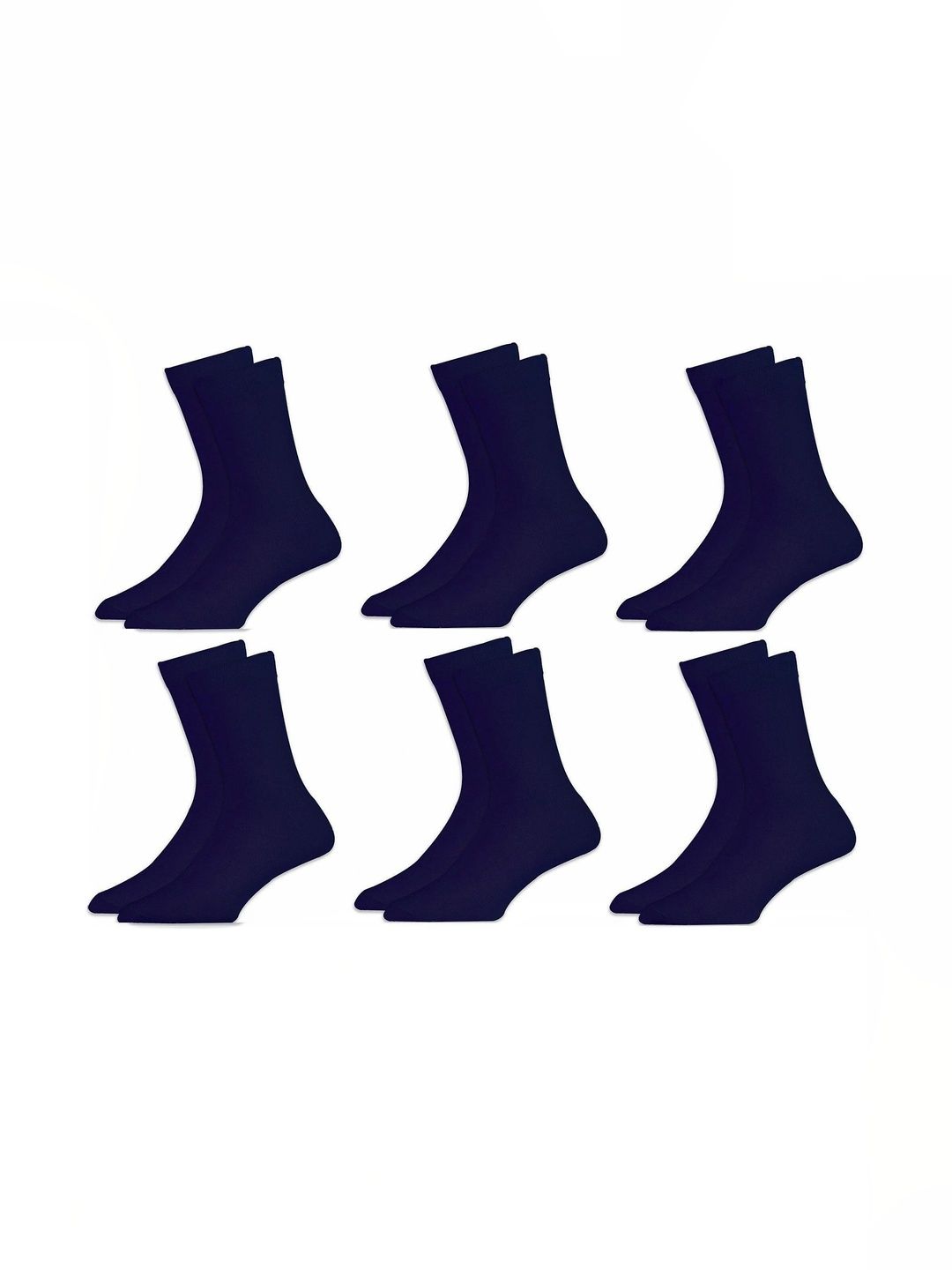 SOKSI Men Pack of 6 Cotton Assorted Above Ankle Socks