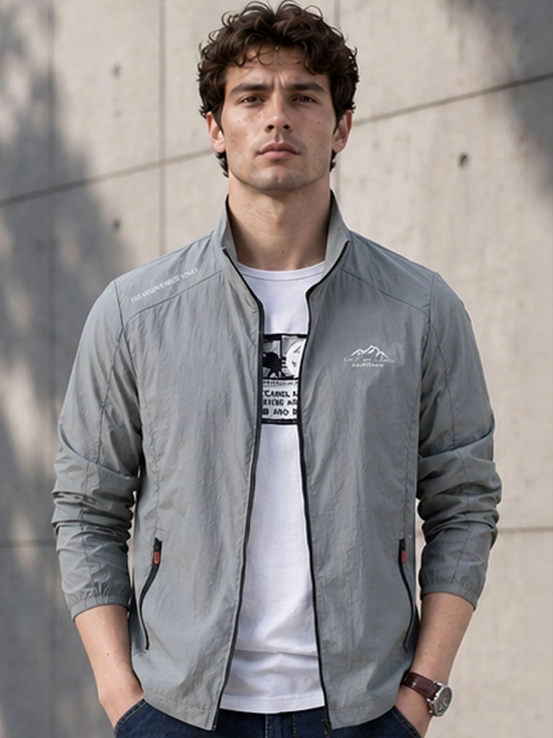 StyleCast Men Lightweight Sporty Jacket
