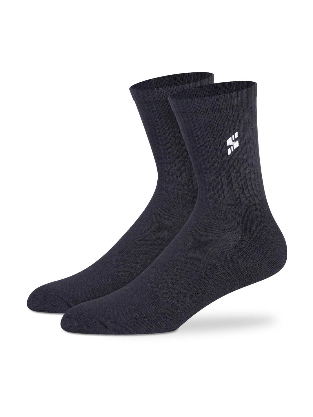 Supersox Men Pack of 2 Cotton Calf Length Socks