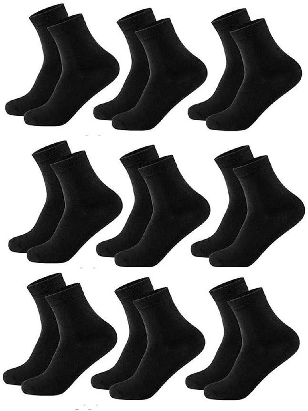 SOKSI Men Pack of 8 Cotton Ankle Length Socks