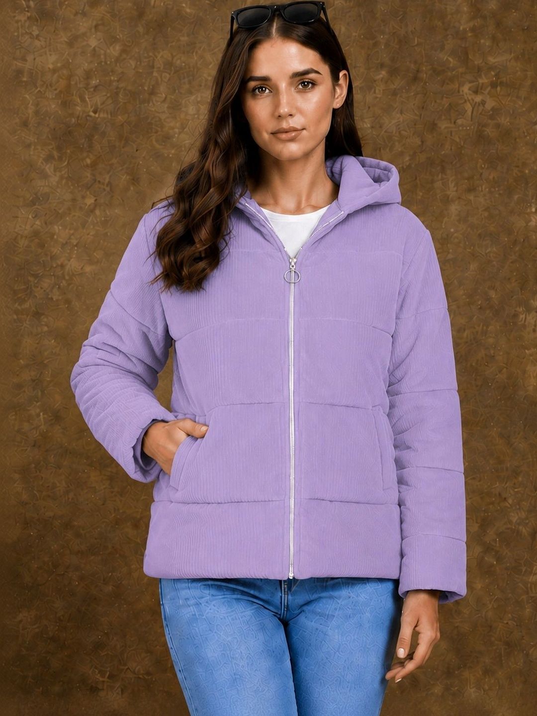 ORIEX THE ORIGINAL FASHION Women Corduroy Puffer Jacket