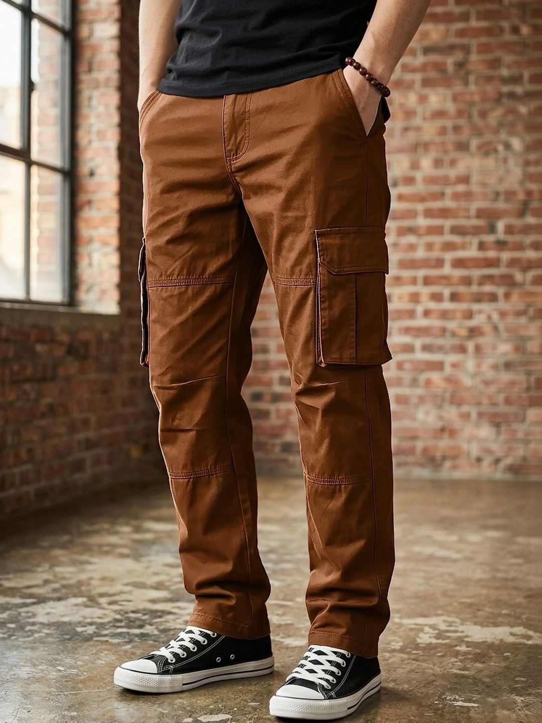 Moda Rapido Men Relaxed Cargos Trousers