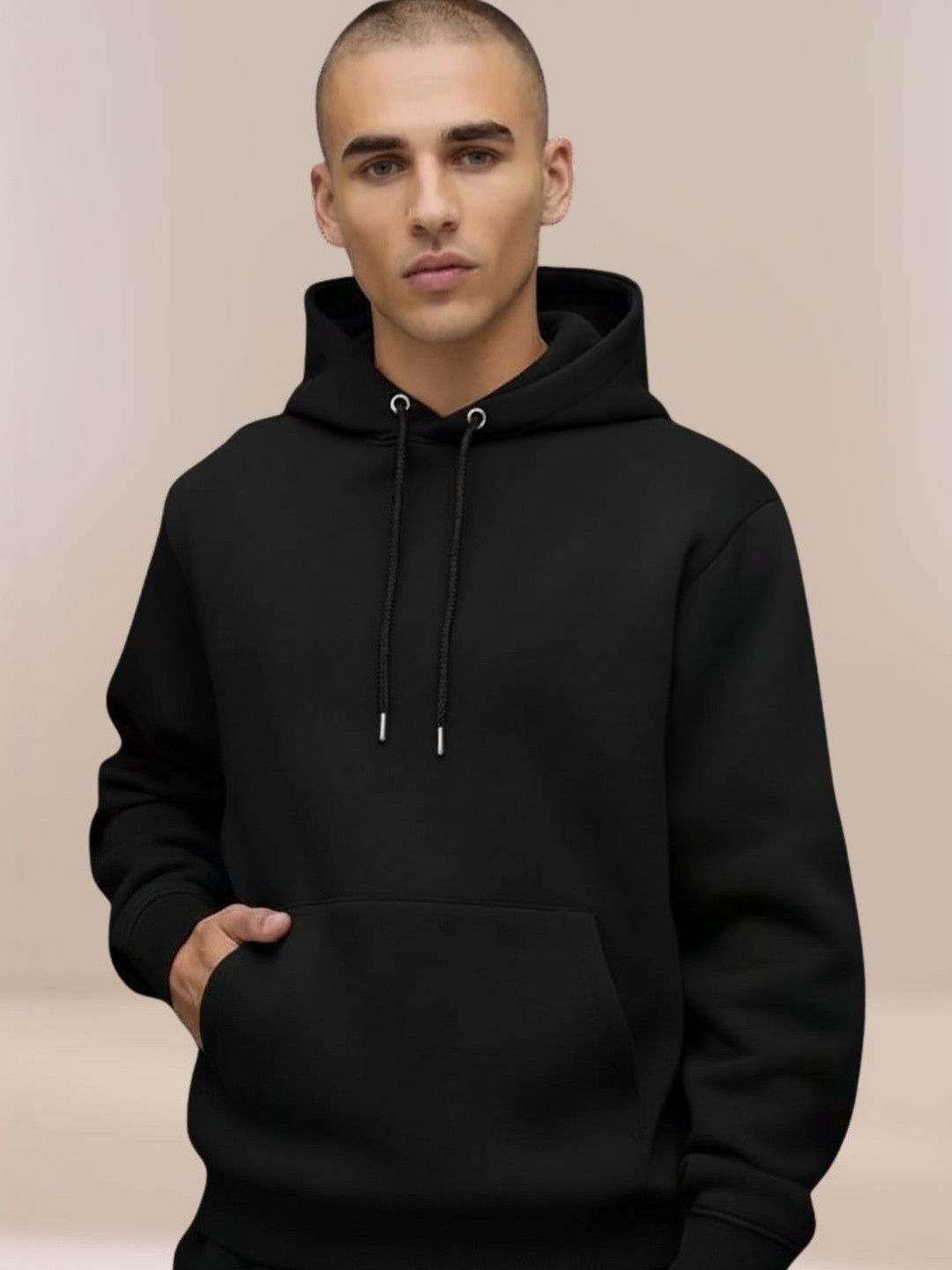R.Code by The Roadster Life Co. Men Hooded Sweatshirt