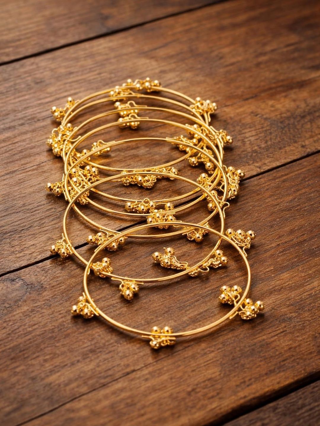 KHANNAK KHANNAK Stone Studded & Beaded Bangle
