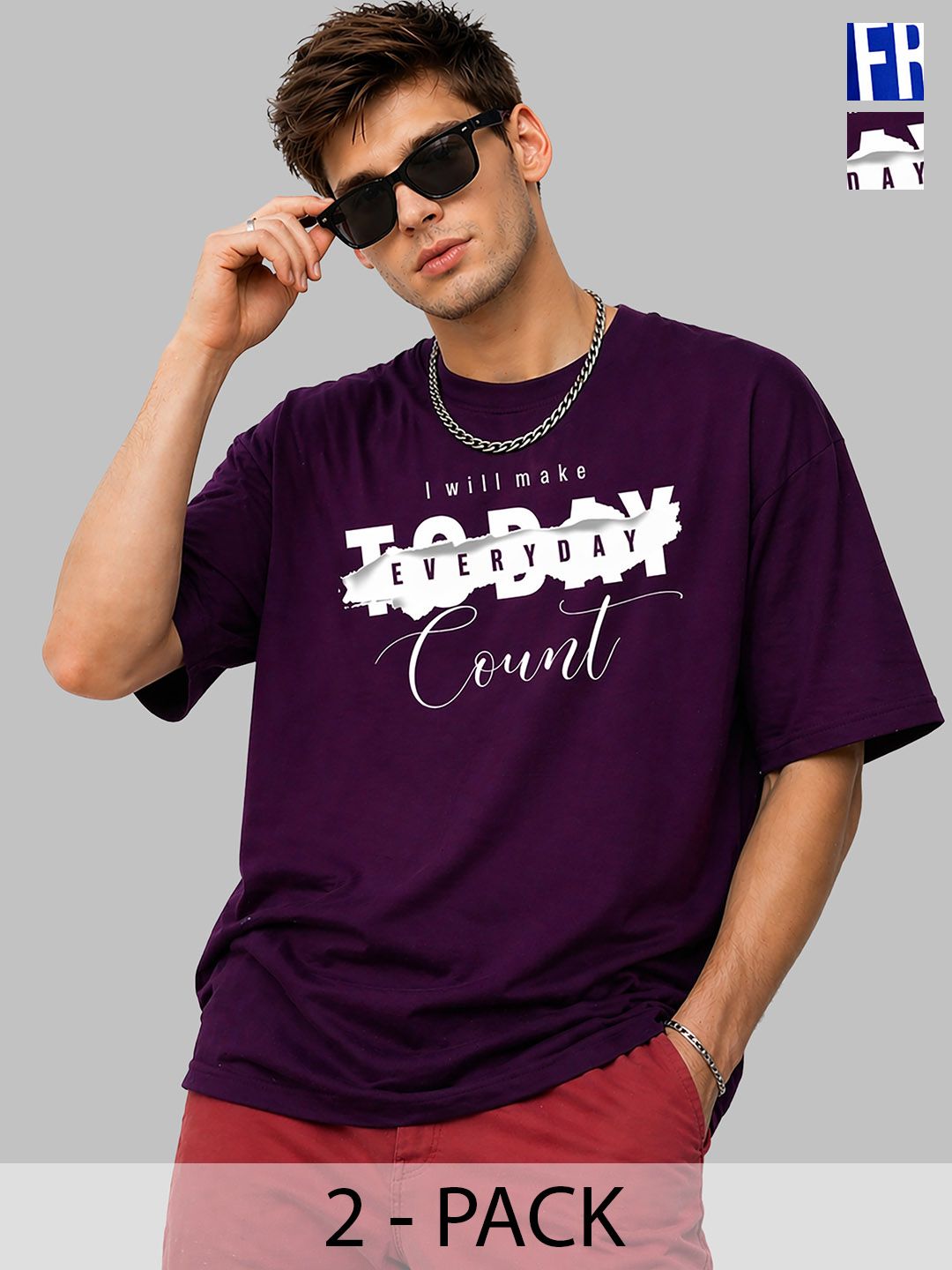 London Hills Men Typography 2 Printed T-shirt