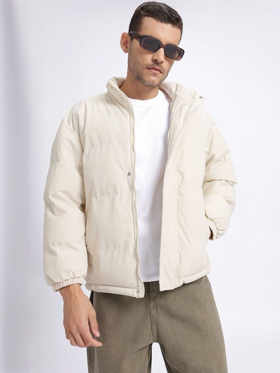 HERE&NOW Men Insulator Bomber Jacket