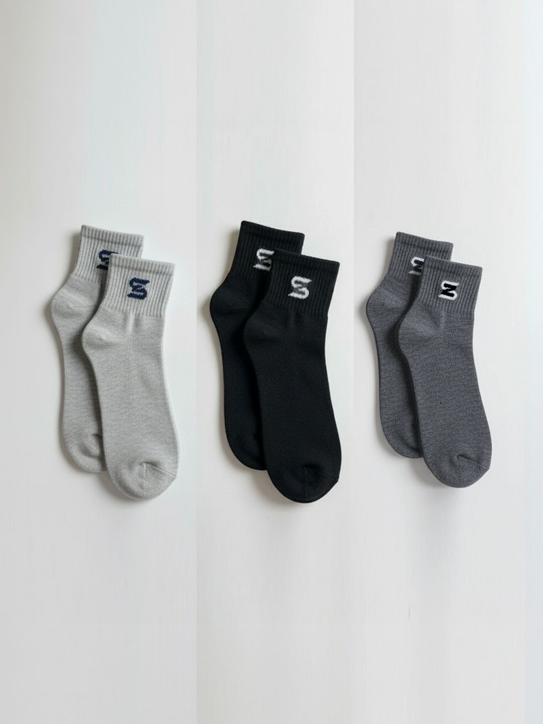sakyastars Men Pack of 3 Ankle Length Socks