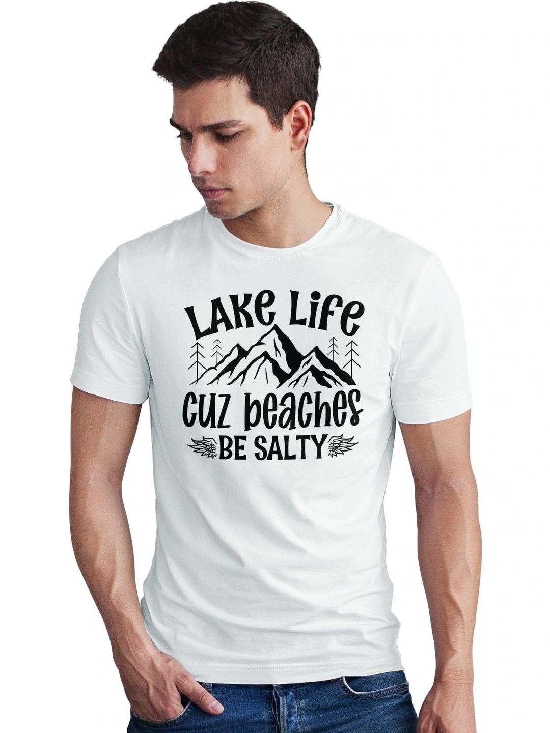 Seekbuylove Men Typography Printed T-shirt