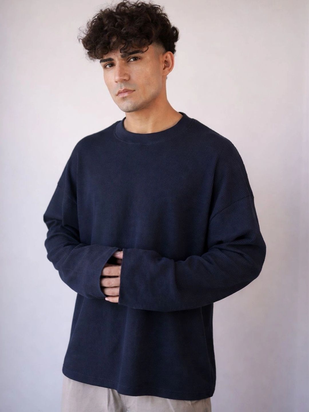 BDSQUARE Men Typography Boxy T-shirt