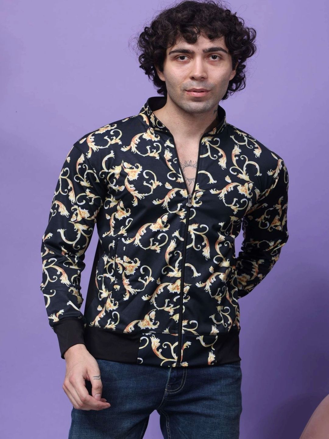 Flirty Soul Men Bomber Jacket