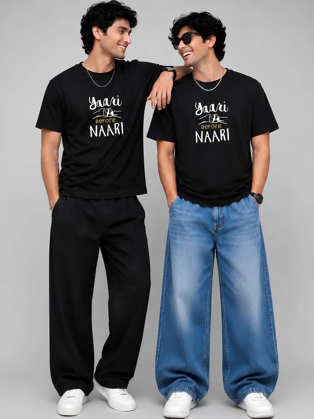 YAK YAK Men Typography Printed T-shirt