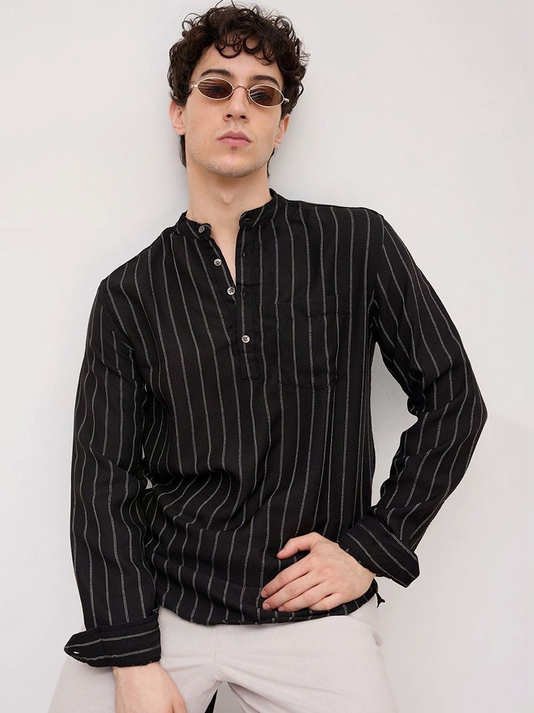 VASTRADO Men Striped Kurta