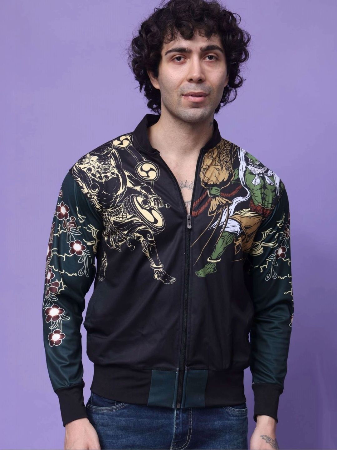 Flirty Soul Men Bomber Jacket
