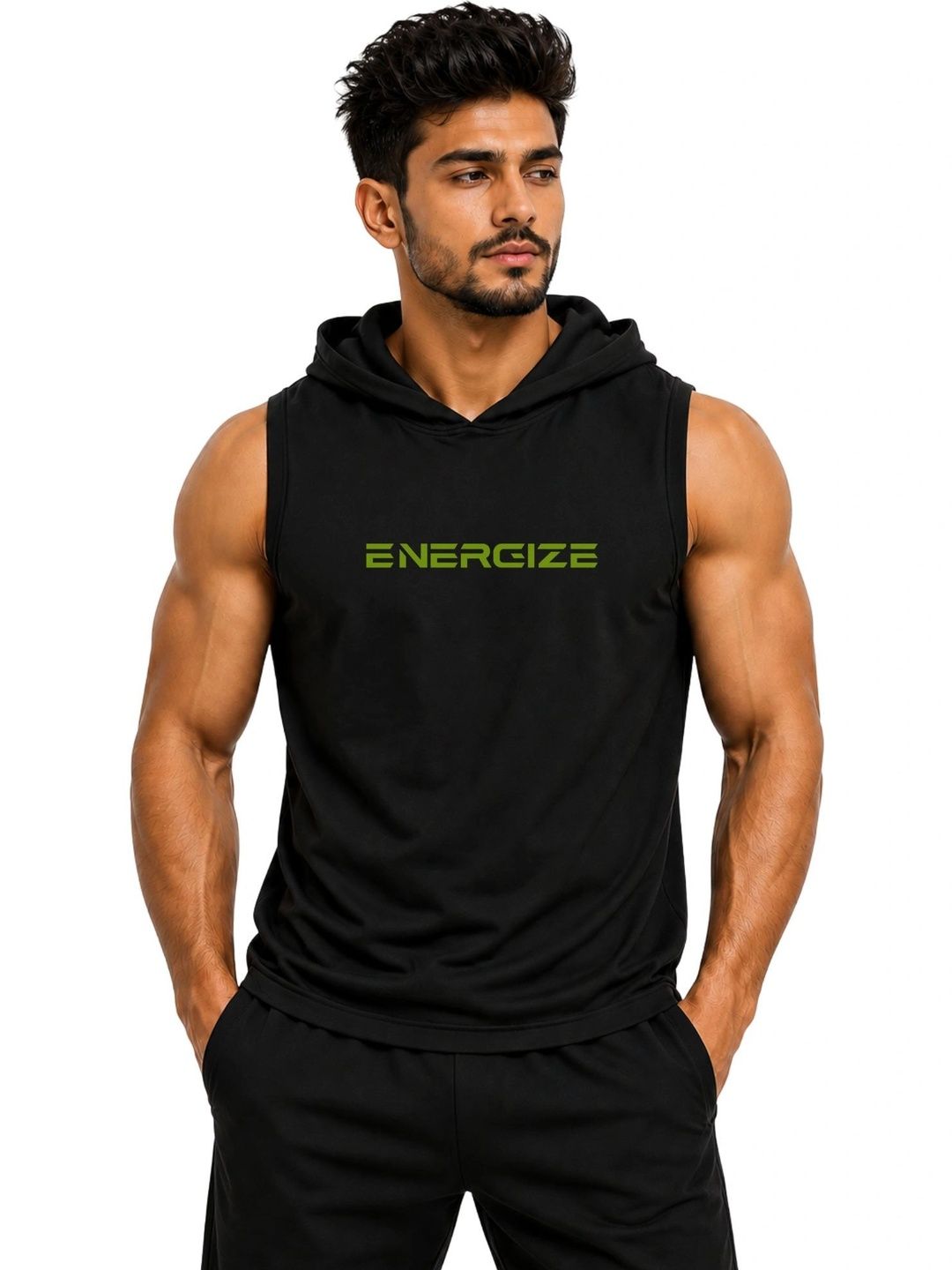 3Colors Printed Gym Vest