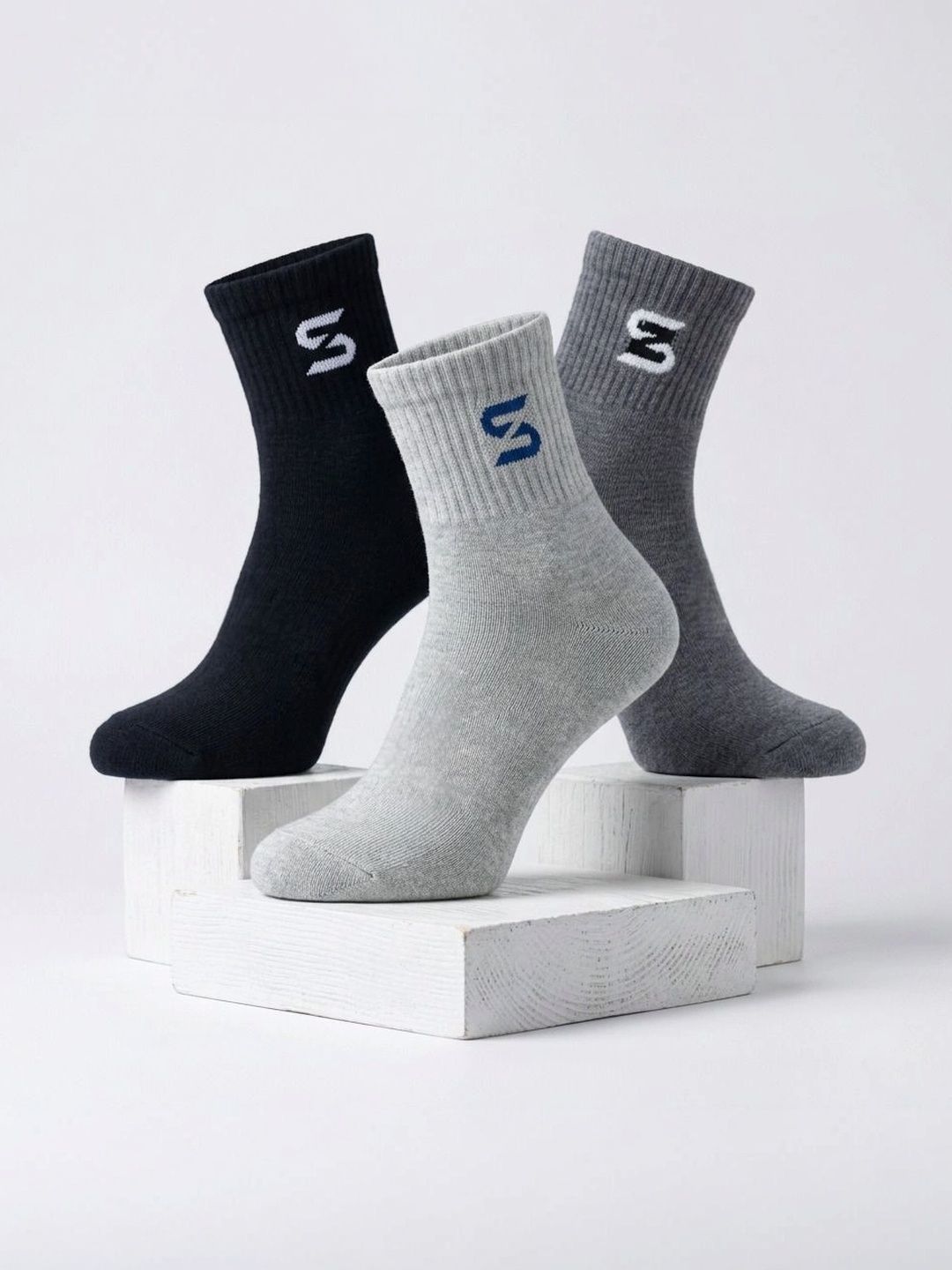 sakyastars Men Pack of 6 Above Ankle Socks