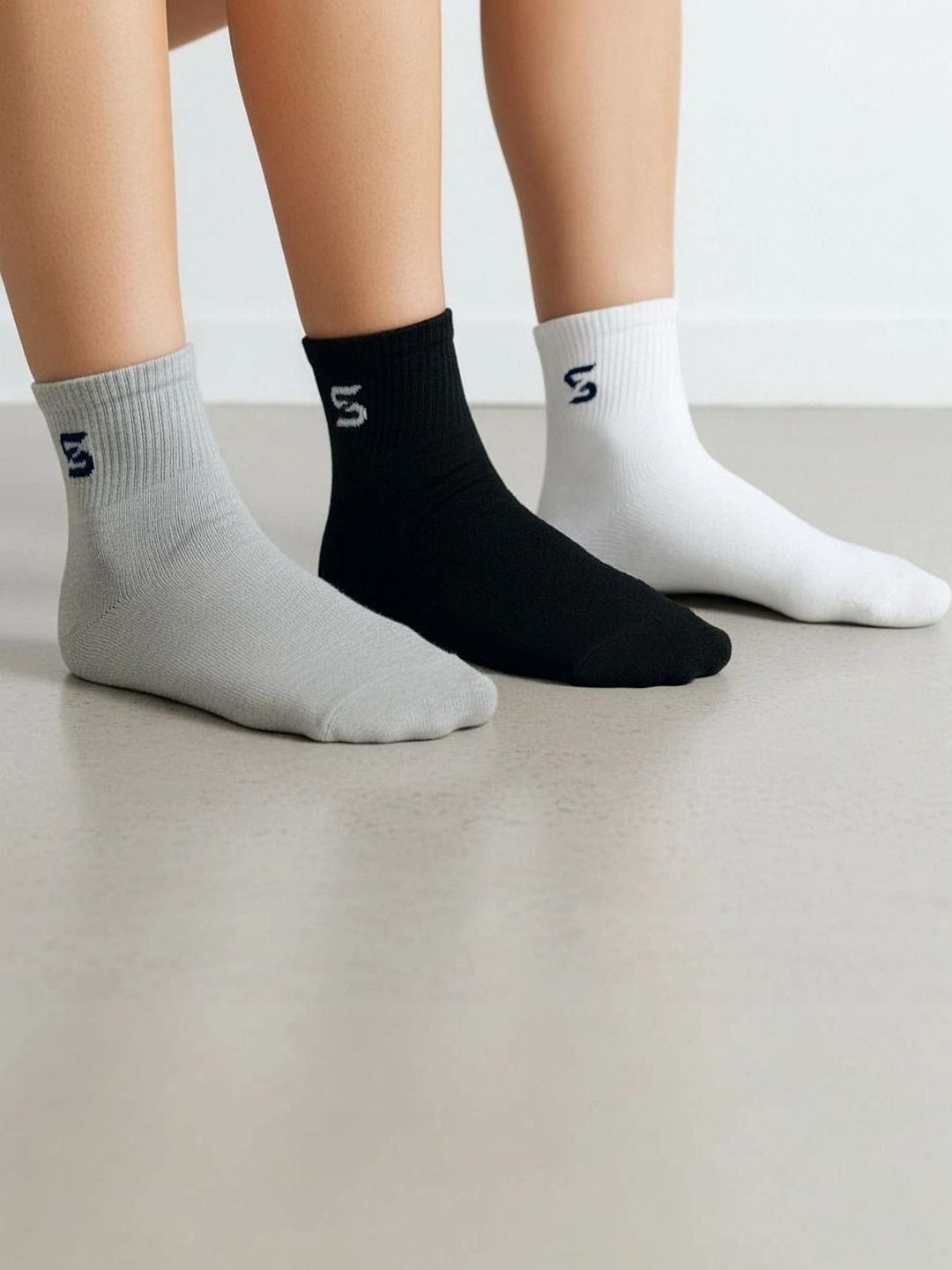 sakyastars Men Pack of 3 Ankle Length Socks