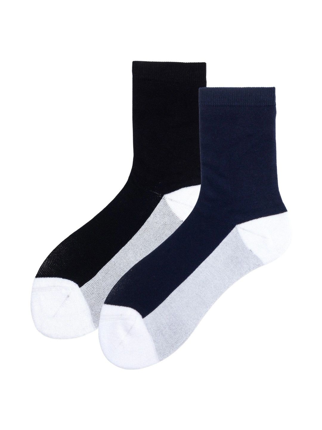 Soxytoes Unisex Cotton Colourblocked Above Ankle Socks