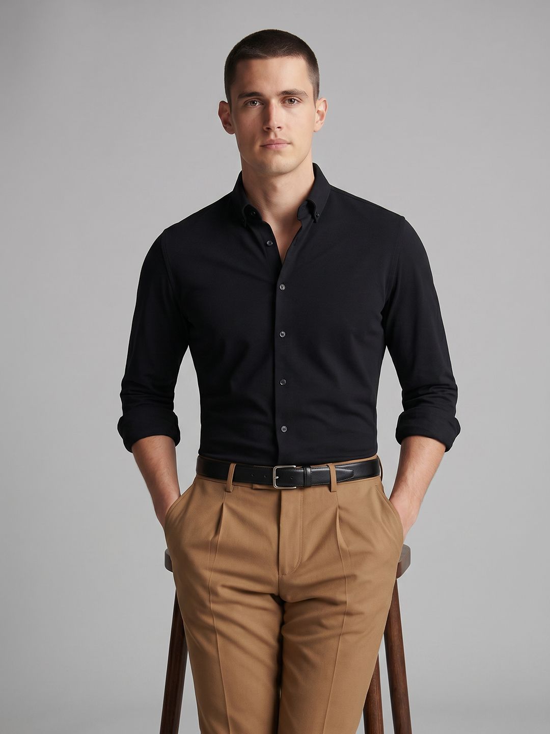 Van Heusen Van Heusen Slim Fit Button-Down Formal Shirt